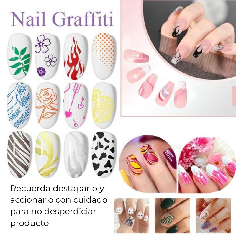 MARCADORES DECORATIVOS DE UÑAS