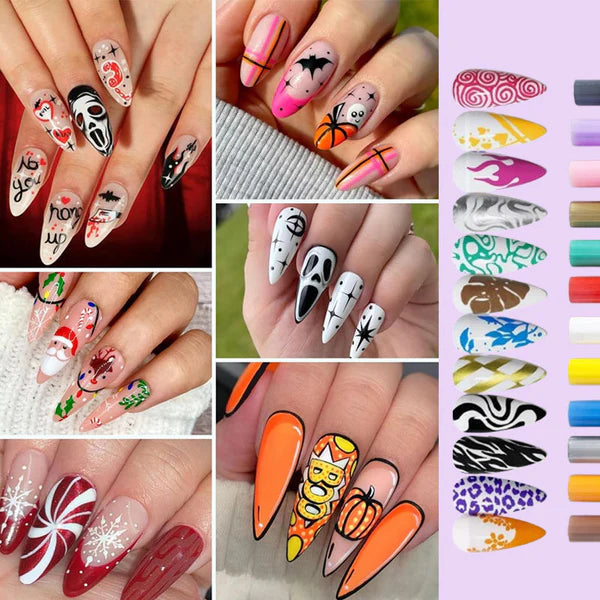 MARCADORES DECORATIVOS DE UÑAS