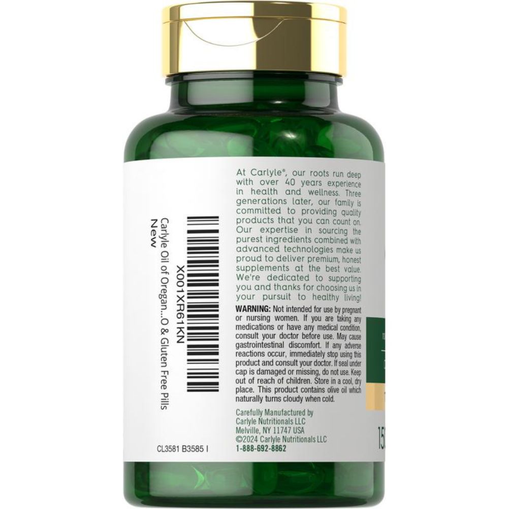 OIL OREGANO CARLYLE