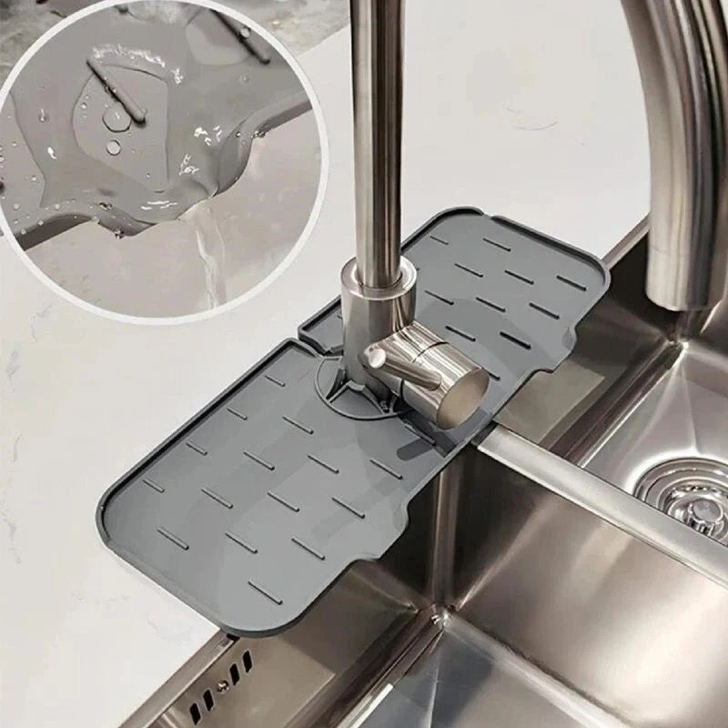 Alfombra Protector De Salpicaduras Grifo En Silicona