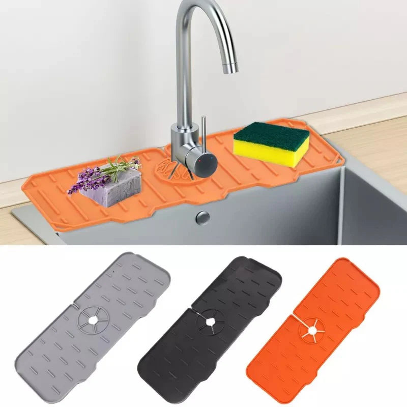 Alfombra Protector De Salpicaduras Grifo En Silicona