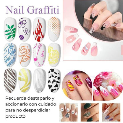 MARCADORES DECORATIVOS DE UÑAS