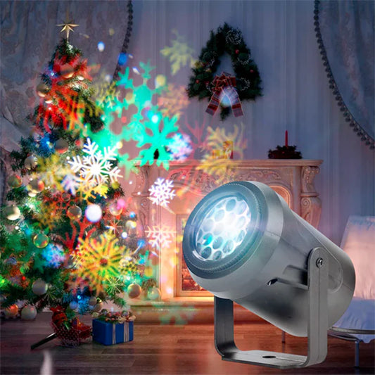 Proyector Navideño Multi Figuras Luz Led